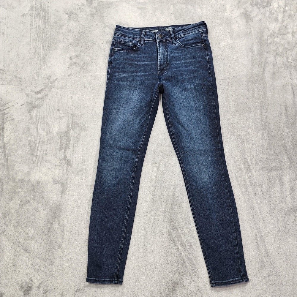 Old Navy Jeans Womens 4 Blue High‎ Rise Rockstar Super Skinny Stretch Denim